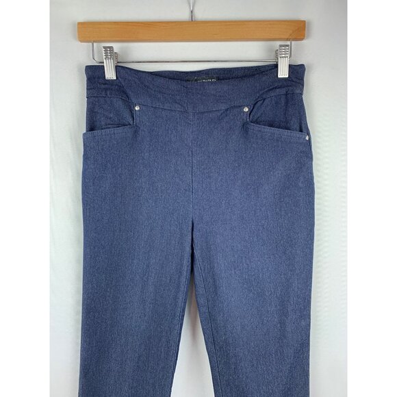 Hilary Radley Womens Denim-Look Pants S - Picture 2 of 6